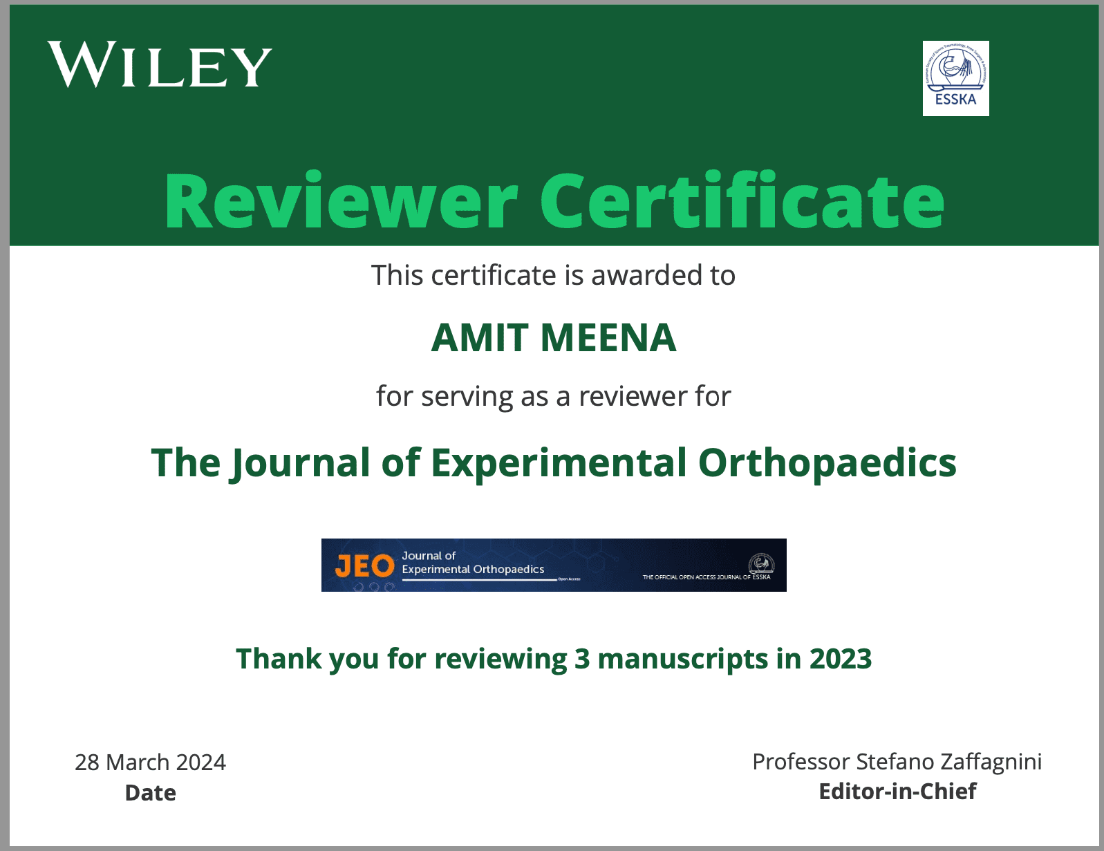 Awards For Excellence